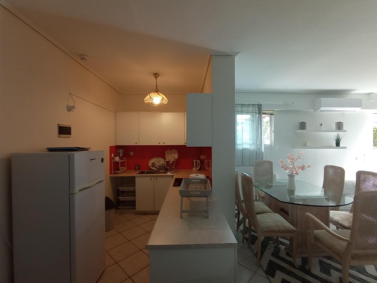 Apartament Flat With Garden Near Sea, Port And Airport Artemida  Zewnętrze zdjęcie